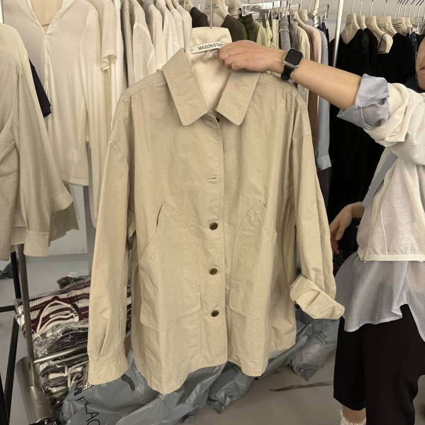 DOUBLE STANDARD/LE SMOKING/MAISONSTAFF韓國代購女士新品職業夾克MAISONSTAFF夾克