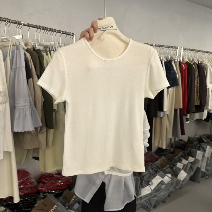 DOUBLE STANDARD/LE SMOKING/MAISONSTAFF韓國東大門代購女士新款職業T恤MAISONSTAFFT恤