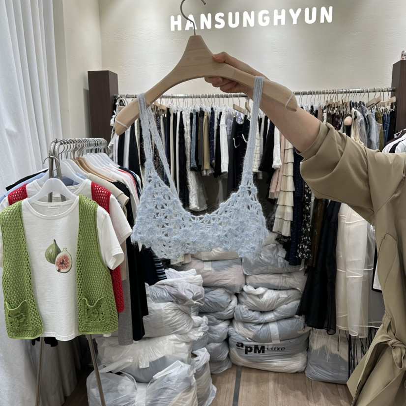 HANSUNGHYUN韓國直郵女士新品休閑職業推薦熱賣人氣吊帶背心HANSUNGHYUN吊帶/背心