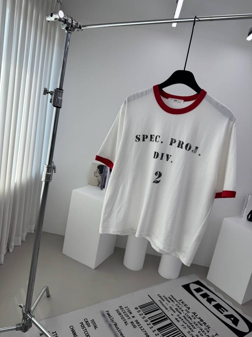 RED-A韓國直郵實拍女士新品時尚26春夏熱賣休閑推薦人氣T恤RED-AT恤