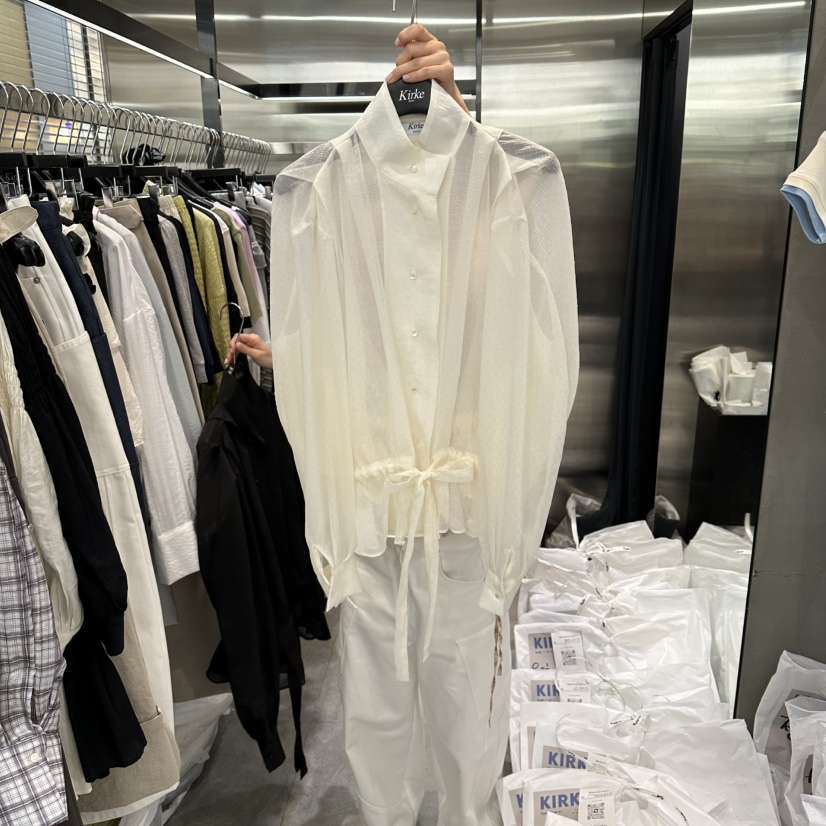 KIRKE韓國東大門代購女士新款時尚推薦熱賣職業襯衫蕾絲衫KIRKE襯衫/蕾絲衫