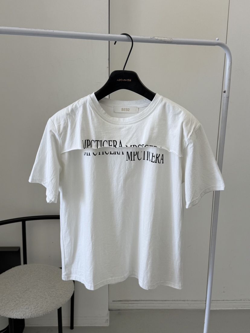 LARCENCICL/BESO韓國直郵女裝新品推薦26春夏熱賣職業T恤LARCENCICL/BESOT恤