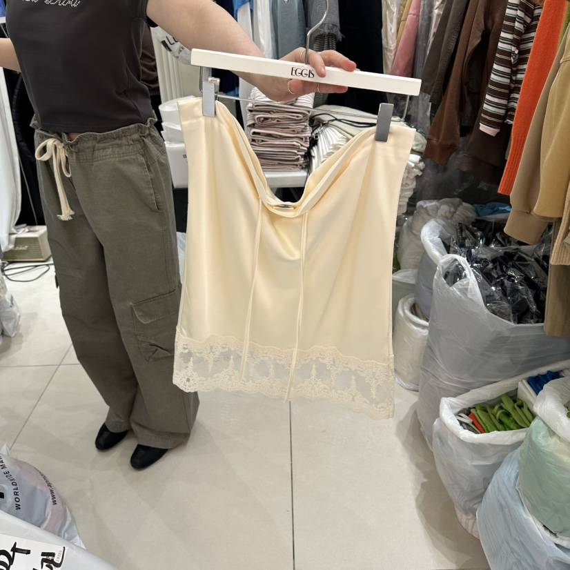 EGG IS韓國直郵實拍女裝新款26春夏推薦熱賣職業休閑短裙EGG IS短裙