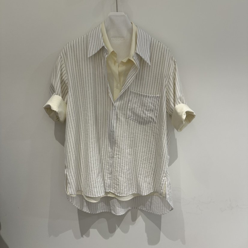 OVERTAKE韓國直郵實拍女裝新款26春夏職業襯衫蕾絲衫雙層OVERTAKE襯衫/蕾絲衫