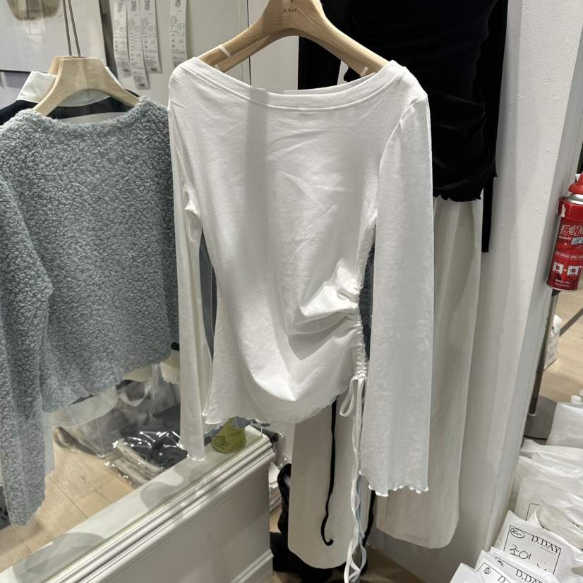 DDAY韓國東大門直郵女士新款人氣推薦職業時尚26春夏長袖T恤DDAY長袖T恤