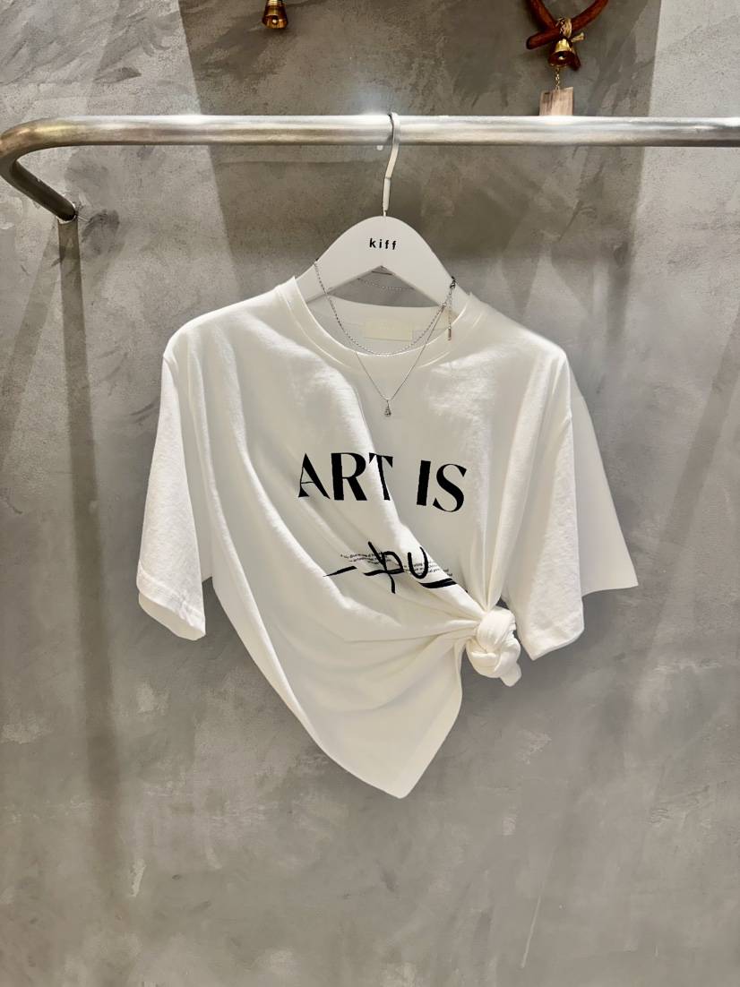 KIFF東大門實拍女裝新品推薦真品26春夏人氣休閑時尚熱賣T恤KIFFT恤