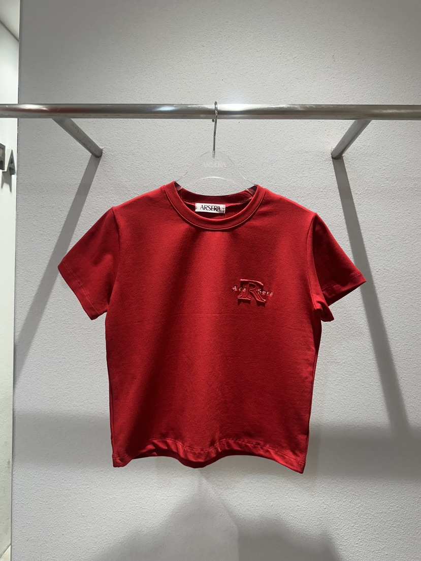 ARSERA東大門實拍女士新品真品人氣休閑職業時尚推薦T恤刺繡ARSERAT恤