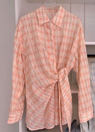 BOUTIQUE-L韓國代購女士新款人氣推薦熱賣休閑襯衫蕾絲衫BOUTIQUE-L襯衫/蕾絲衫