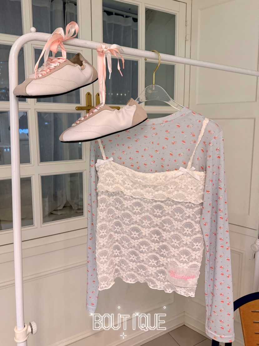 BOUTIQUE-L韓國直郵實拍女士新品休閑26春夏職業長袖T恤BOUTIQUE-L長袖T恤