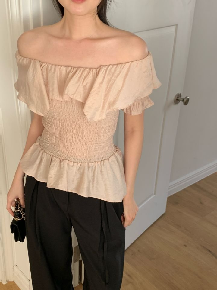 CRONG韓國直郵女裝新品休閑推薦熱賣人氣職業26春夏襯衫蕾絲衫CRONG襯衫/蕾絲衫