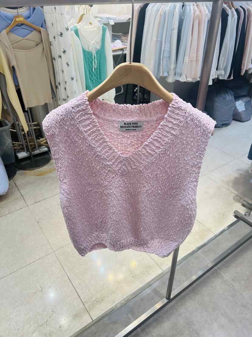 BLACK NOTE東大門代購女士新款人氣26春夏熱賣職業吊帶背心BLACK NOTE吊帶/背心