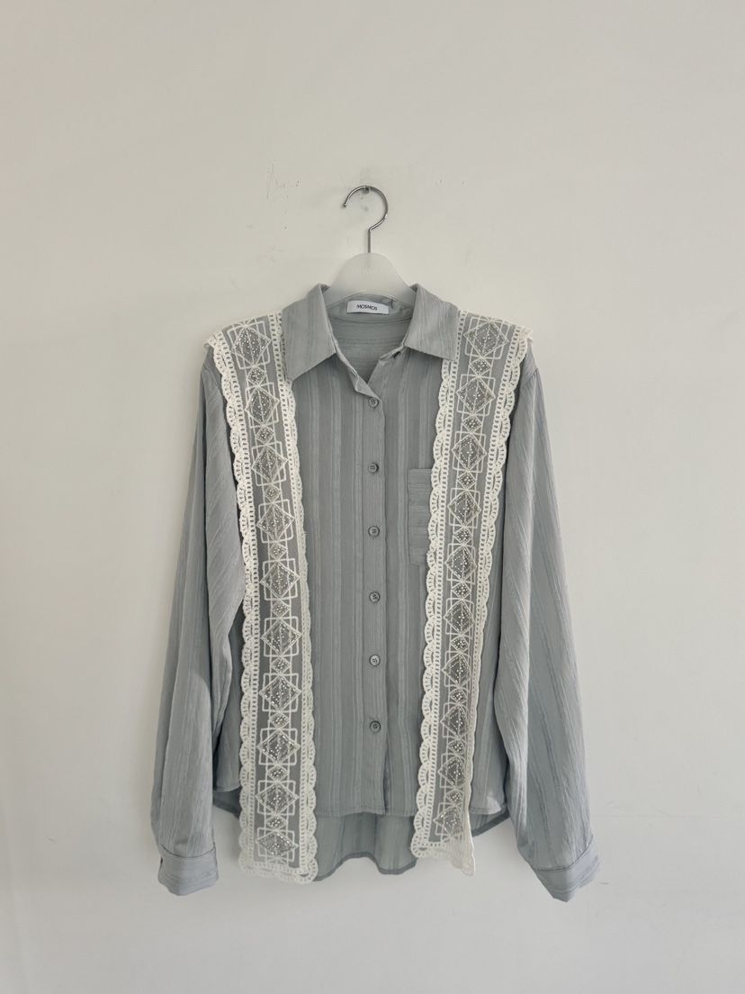 MOSMOS東大門直郵女士新品26春夏熱賣時尚襯衫蕾絲衫披肩MOSMOS襯衫/蕾絲衫