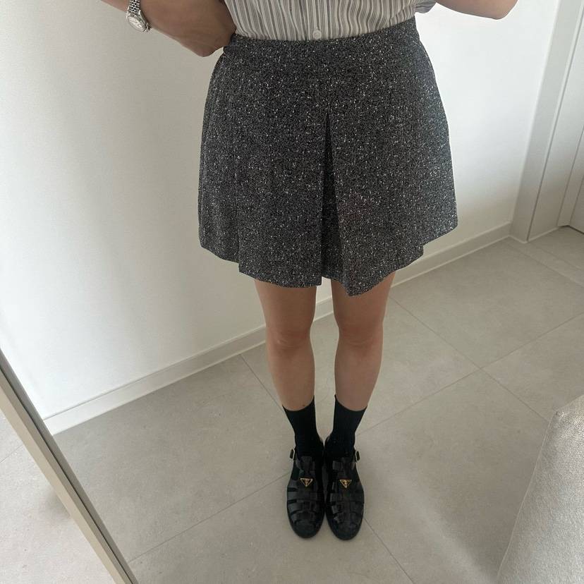 SOUIT韓國代購女裝新款推薦時尚真品休閑26春夏人氣裙褲花呢SOUIT by mabel-L裙褲