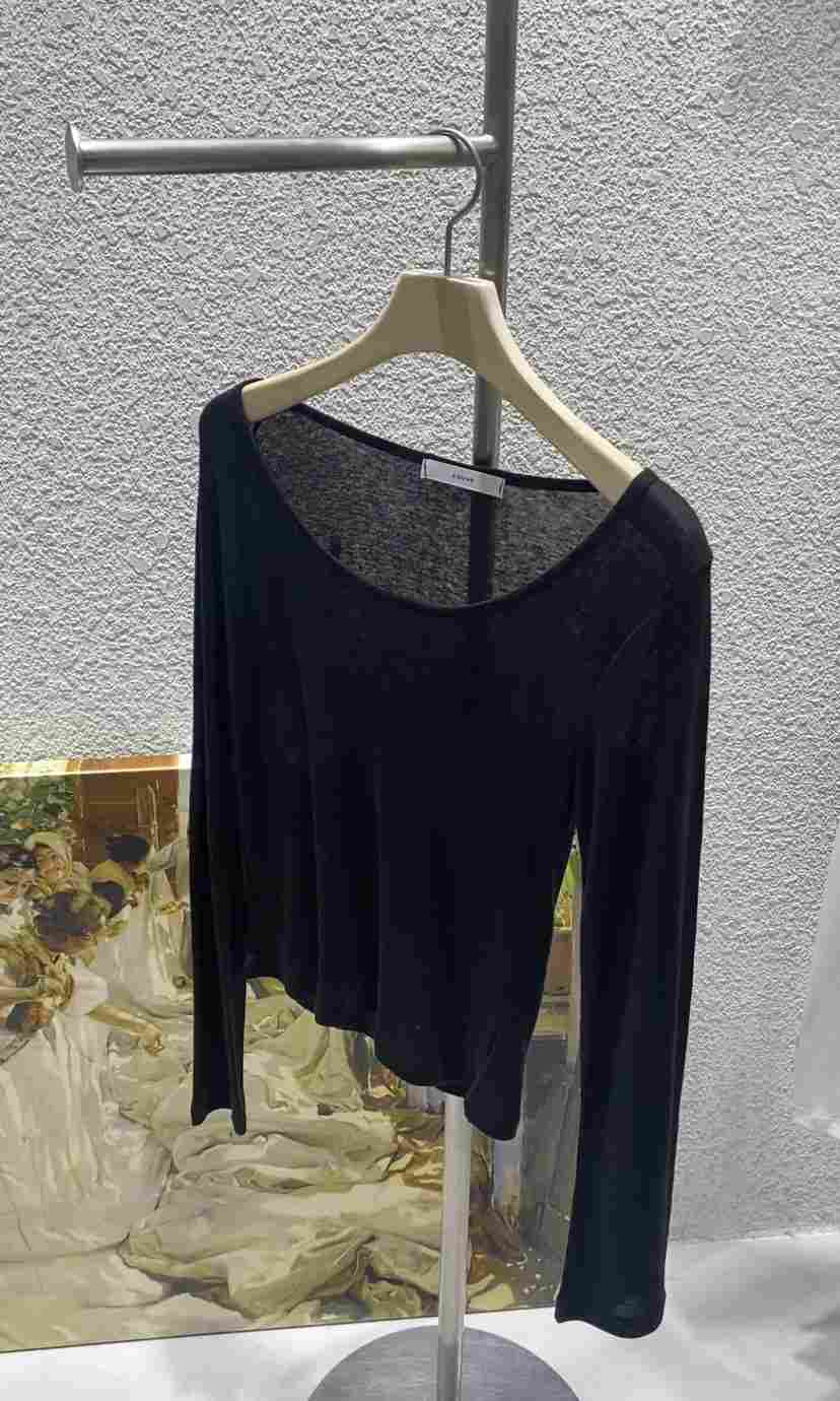 N BROWN東大門實拍女士新款人氣真品長袖T恤不含內搭天絲N BROWN長袖T恤