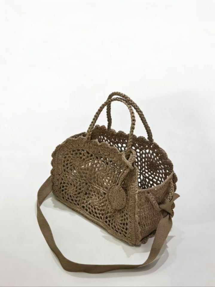 TROUVAILLE韓國代購女裝新款職業時尚單肩斜跨包手工制作TROUVAILLE單肩/斜跨包