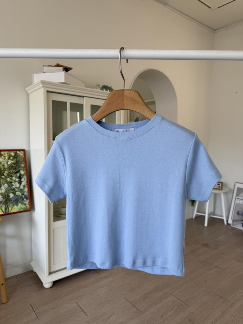 SOLAR韓國直郵實拍女裝新品熱賣休閑時尚26春夏人氣推薦T恤SOLART恤