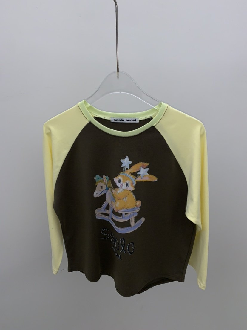 SEOLO韓國直郵女士新品職業熱賣時尚26春夏人氣休閑長袖T恤Seolo seoul長袖T恤