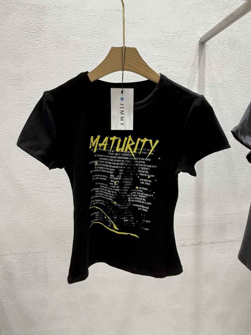 JIMMY韓國代購女士新品休閑熱賣時尚26春夏人氣職業推薦T恤JIMMY/REMAKET恤