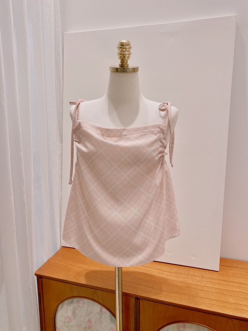 LETAILOR韓國東大門代購女士新款職業休閑熱賣吊帶背心格子LETAILOR吊帶/背心