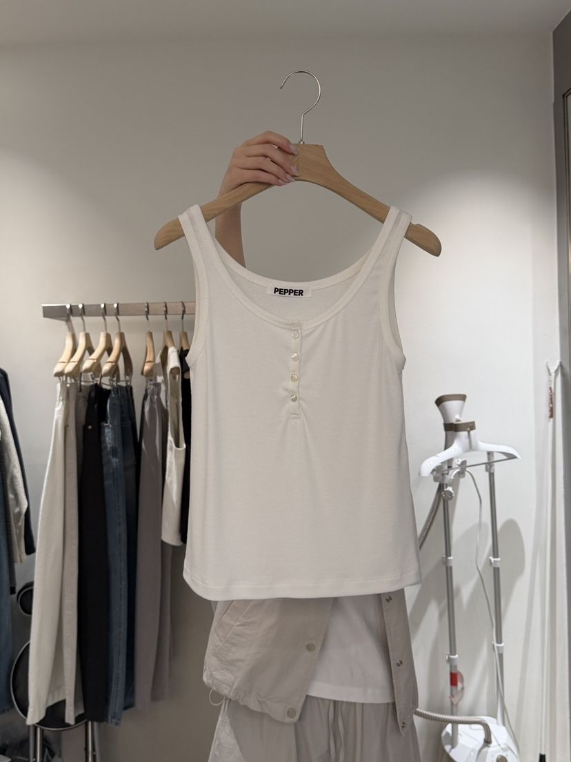 PEPPER-L韓國東大門代購女裝新品時尚職業休閑熱賣吊帶背心PEPPER吊帶/背心