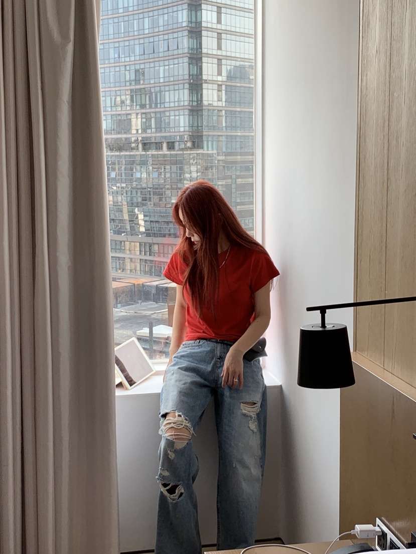 SUNDER MARKET韓國代購女士新品休閑推薦人氣26春夏職業T恤SUNDER MARKETT恤