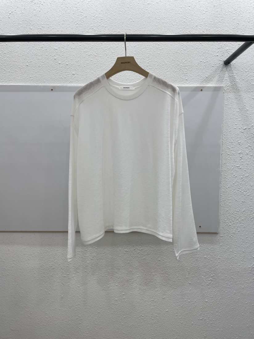 EGGPLANT韓國東大門代購女士新款26春夏職業推薦休閑長袖T恤EGGPLANT長袖T恤