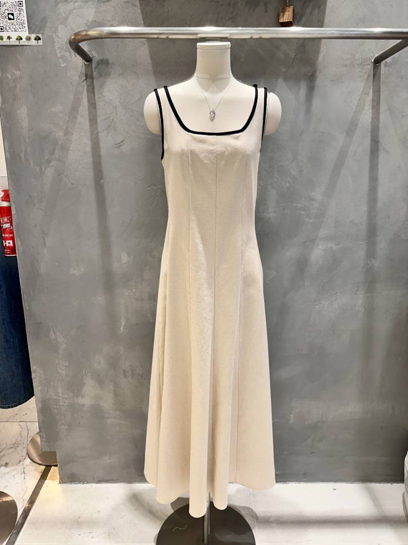 KIFF韓國直郵女士新品推薦人氣職業26春夏熱賣連衣裙亞麻KIFF連衣裙