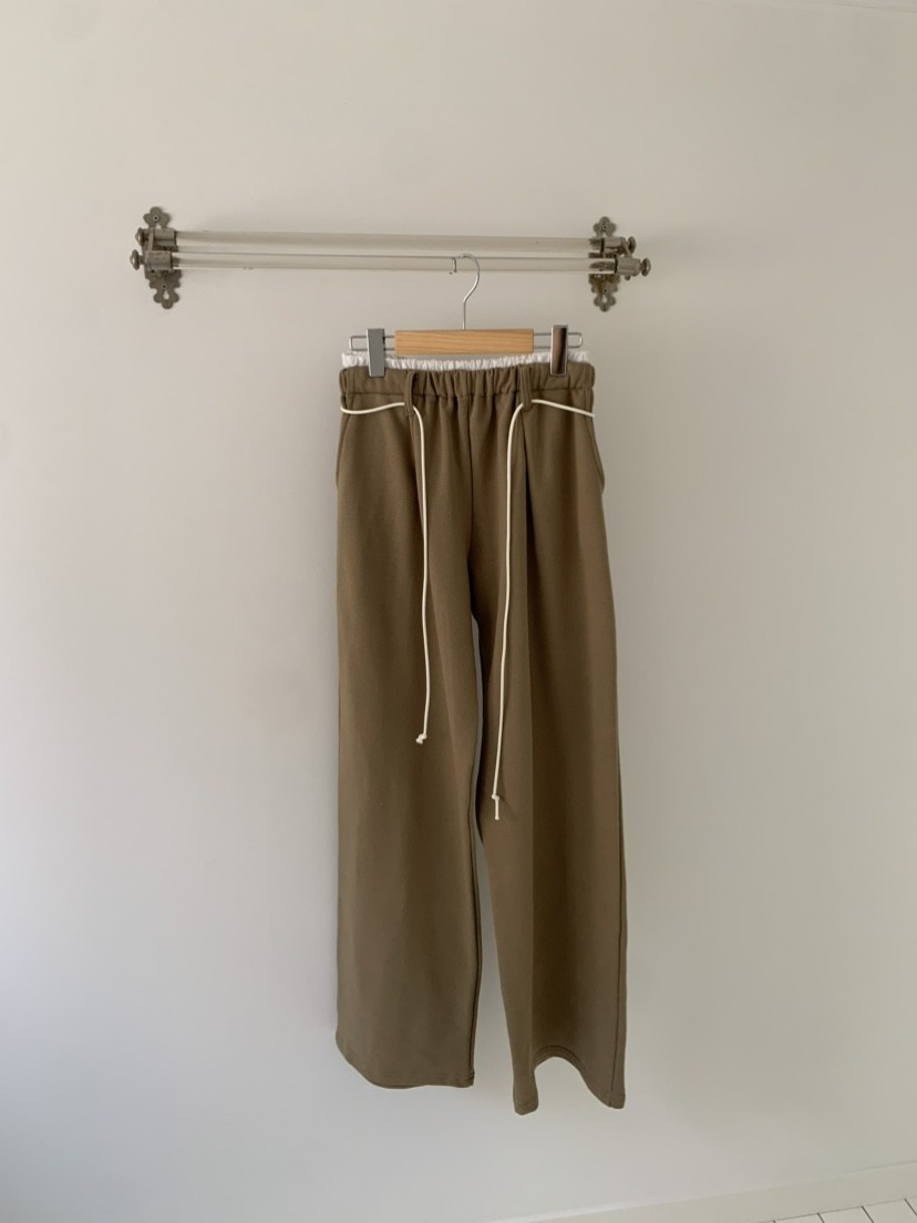 BETONE韓國東大門代購女裝新款時尚推薦熱賣休閑褲含腰繩BETONE休閑褲