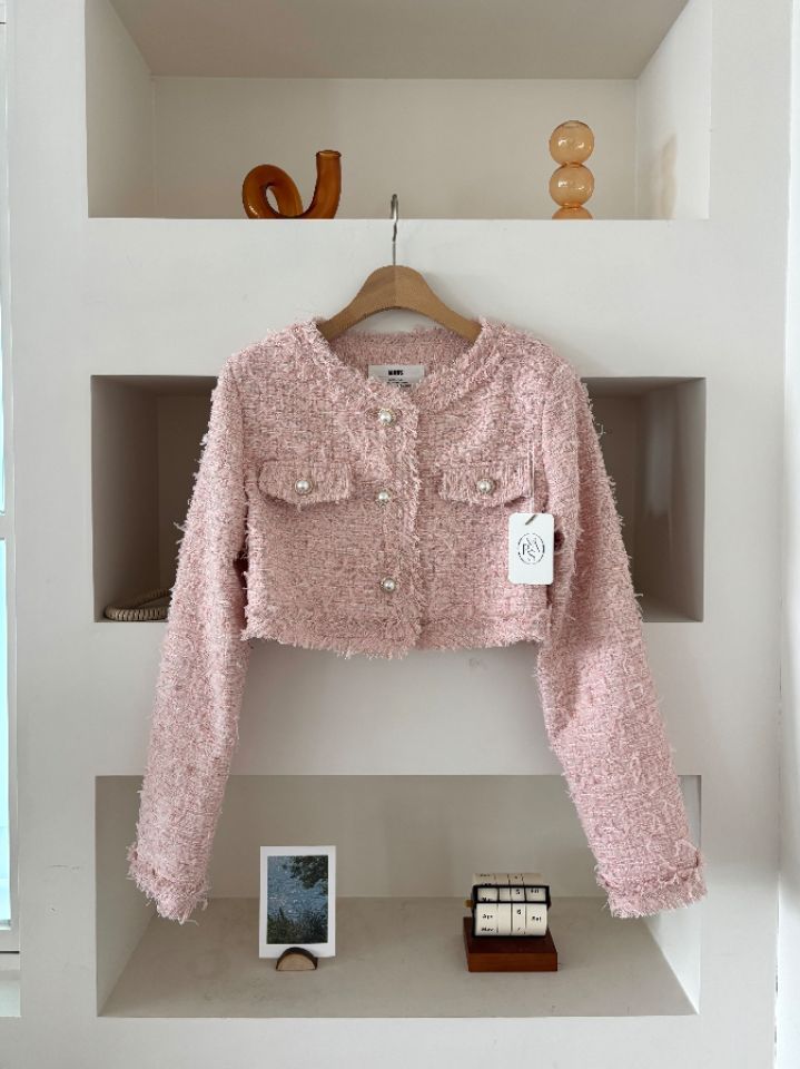 mars韓國直郵女裝新款人氣職業休閑推薦熱賣26春夏夾克粗花呢mars夾克