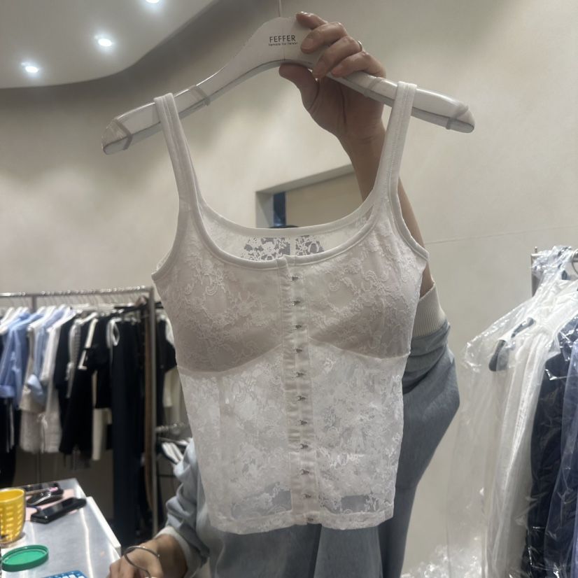 FEFFER韓國東大門代購女裝新品時尚26春夏人氣熱賣吊帶背心FEFFER吊帶/背心