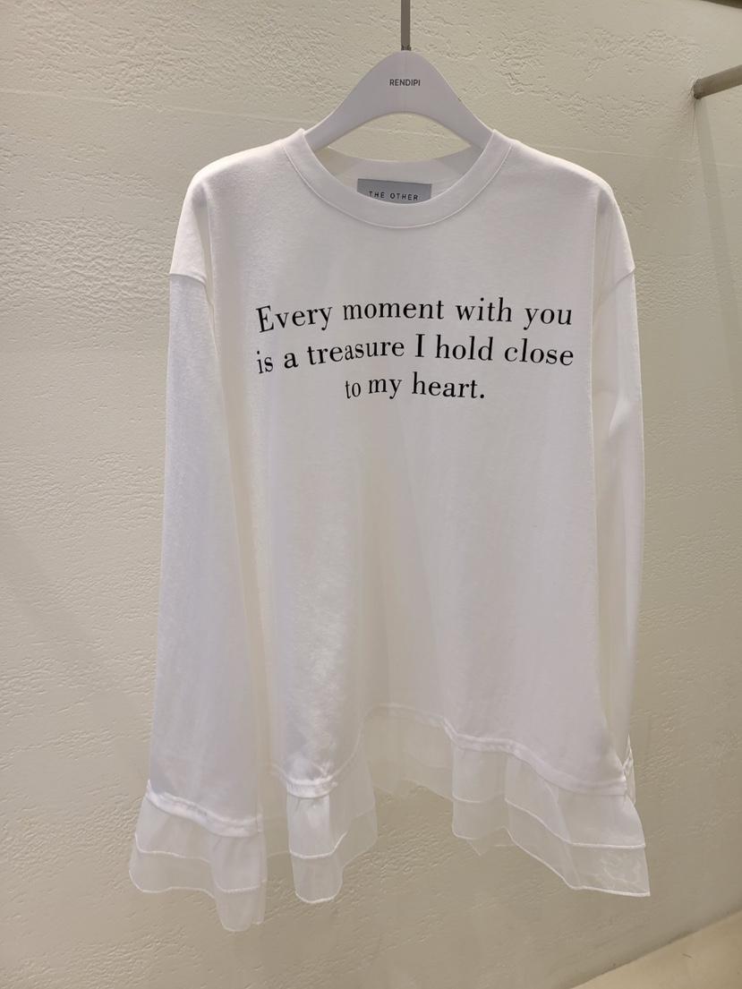 THE OTHER韓國代購女士新品26春夏熱賣人氣推薦長袖T恤褶皺THE OTHER長袖T恤