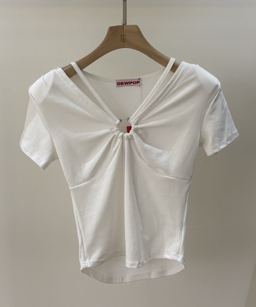 MUSHROOM-A韓國東大門直郵女士新品26春夏人氣職業休閑T恤MUSHROOMT恤