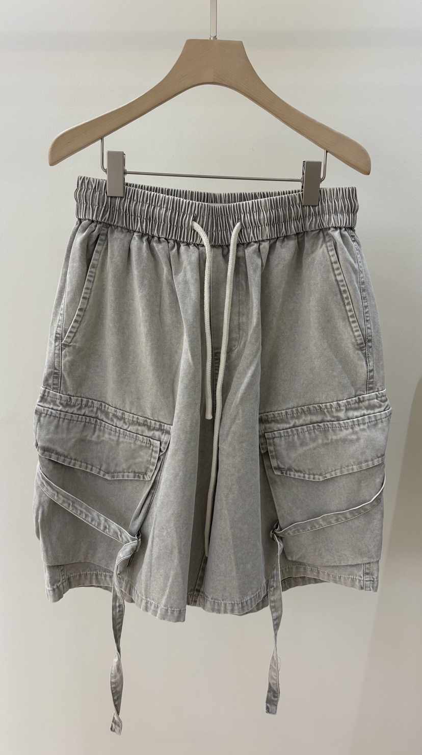 MUSHROOM-A韓國東大門代購女士新品職業熱賣26春夏短褲工裝MUSHROOM短褲