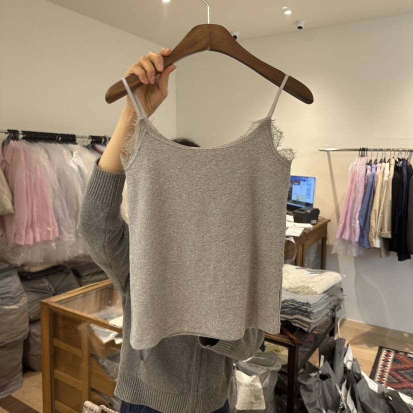 AGO韓國東大門直郵女士新款時尚26春夏熱賣職業人氣吊帶背心AGO吊帶/背心