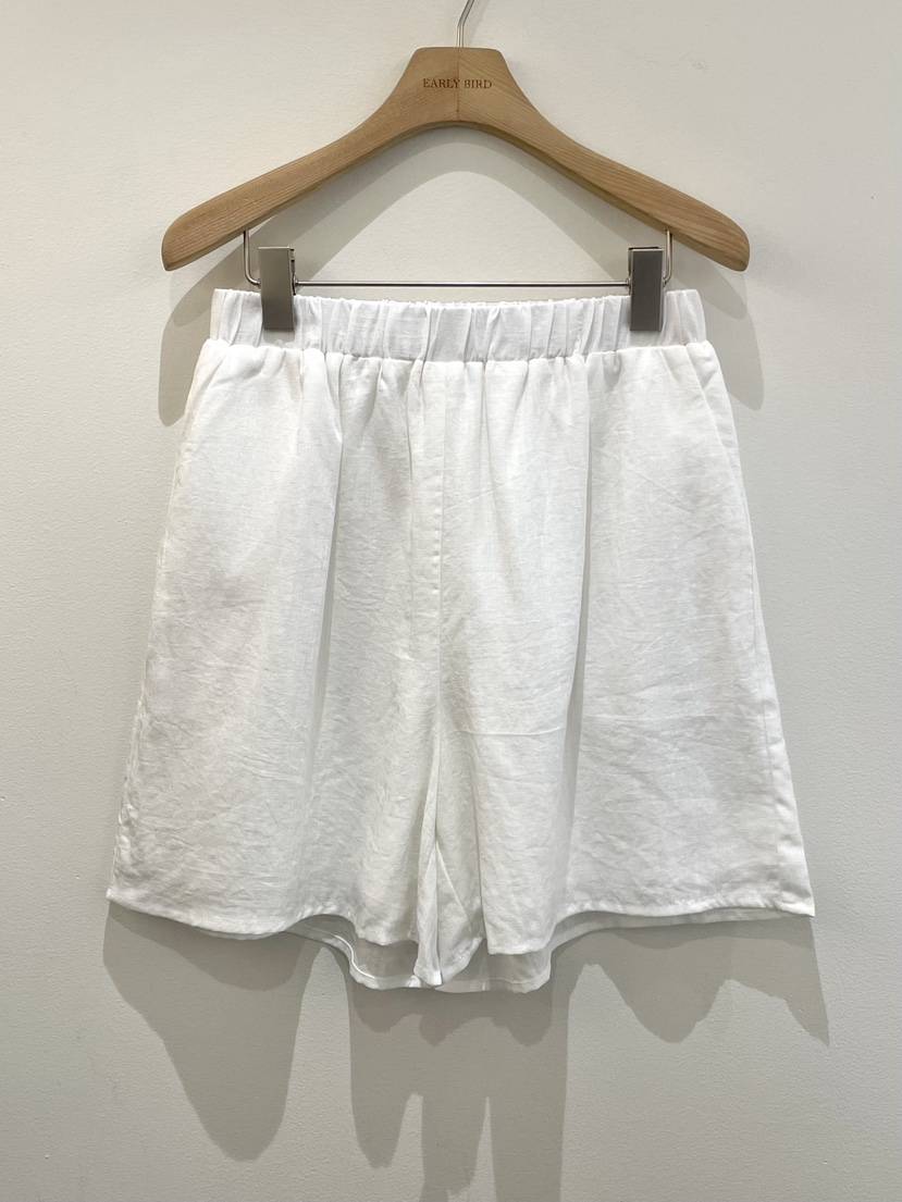 OBSESS韓國代購女裝新品時尚休閑推薦熱賣人氣職業短褲亞麻OBSESS/EARLY BIRD短褲