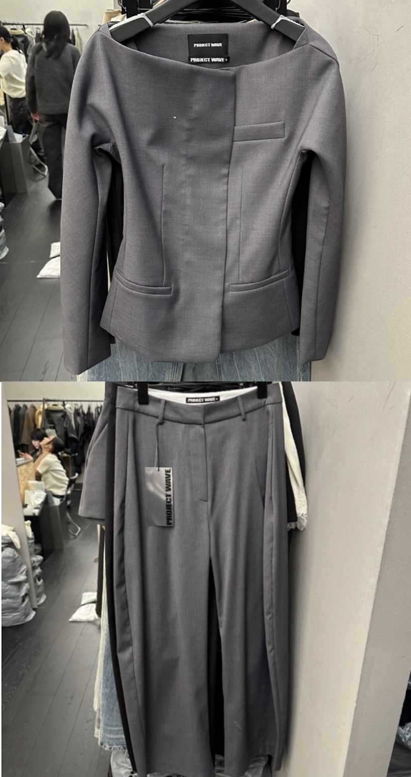 PROJECT WAVE-P韓國東大門直郵女裝新品休閑熱賣推薦套裝PROJECT WAVE套裝