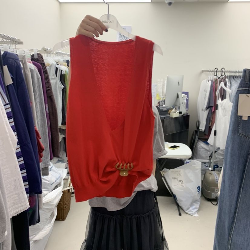 SOLD OUT韓國直郵實拍女士新品熱賣26春夏吊帶背心不含內搭SOLD OUT吊帶/背心