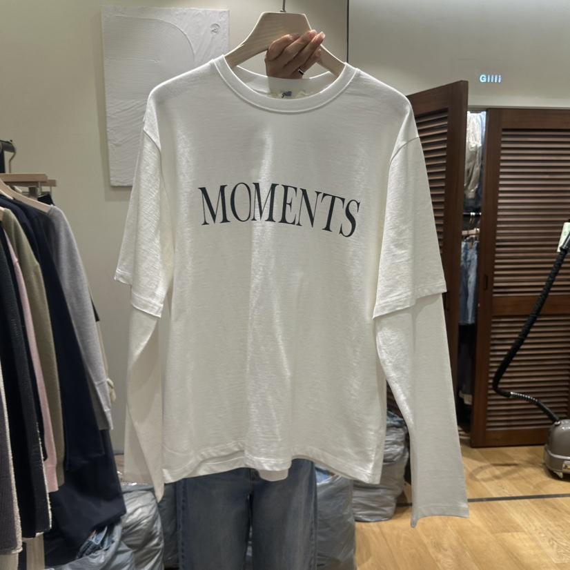 GILLI韓國直郵女裝新品26春夏休閑熱賣推薦職業時尚長袖T恤GILLI長袖T恤