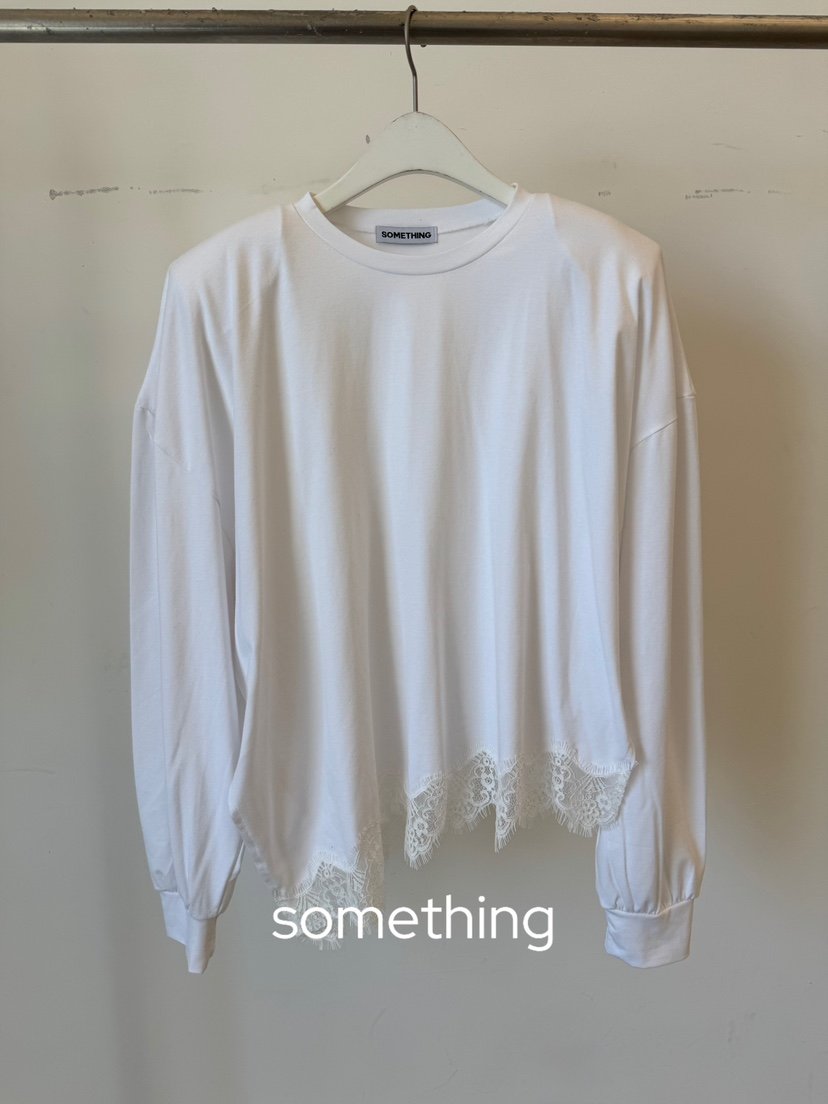 SOMETHING-L/FANCY韓國直郵實拍女裝新款職業推薦長袖T恤SOMETHING-L/FANCY長袖T恤