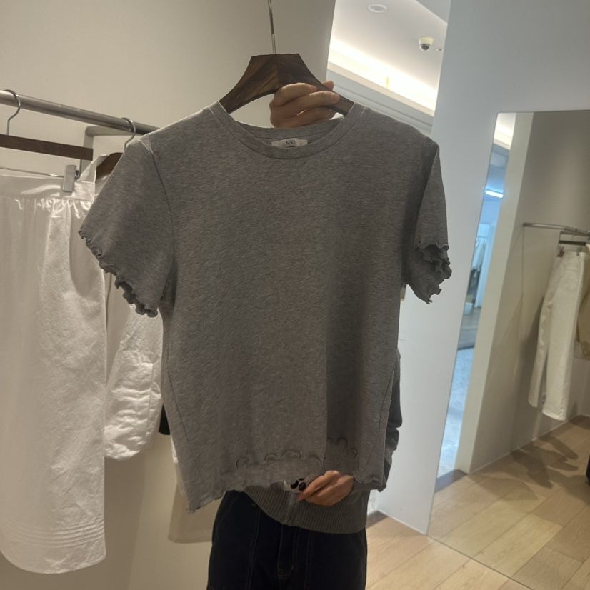 AGO韓國直郵女士新品26春夏推薦人氣職業休閑熱賣時尚T恤AGOT恤