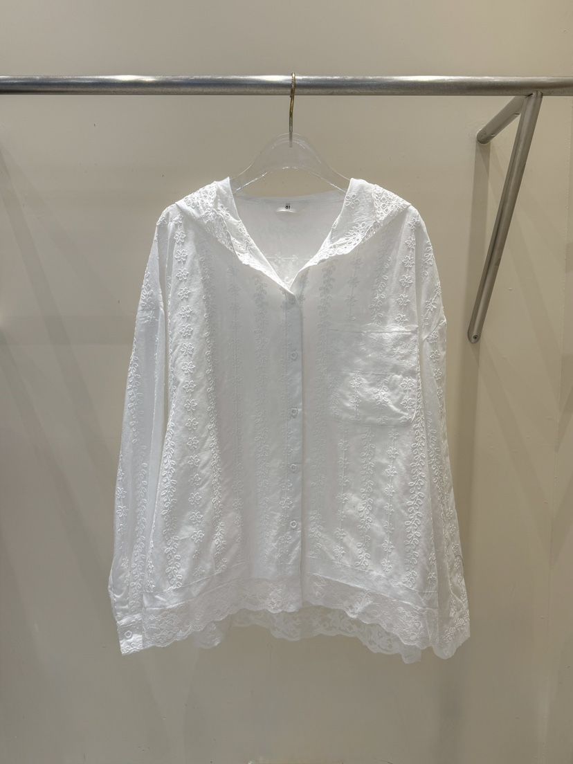 81 MARKET-L韓國代購女裝新品時尚休閑推薦人氣襯衫蕾絲衫81 MARKET-L襯衫/蕾絲衫