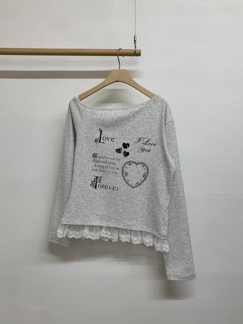 MORE THAN-P韓國直郵女裝新款推薦人氣休閑長袖T恤假兩件MORE THAN長袖T恤