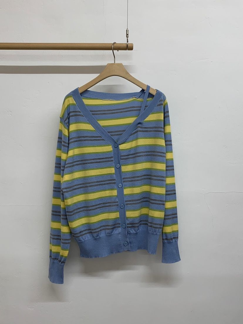 MORE THAN-P韓國東大門直郵女裝新品職業26春夏針織衫開衫MORE THAN針織衫