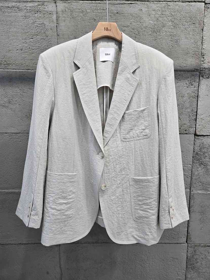 10CC韓國直郵女裝新品26春夏熱賣休閑職業時尚推薦夾克天絲10CC夾克