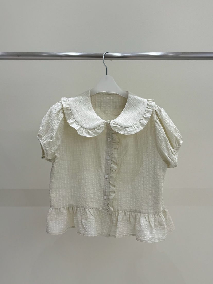 Ccds韓國直郵女士新品時尚熱賣26春夏職業人氣襯衫蕾絲衫Ccds襯衫/蕾絲衫