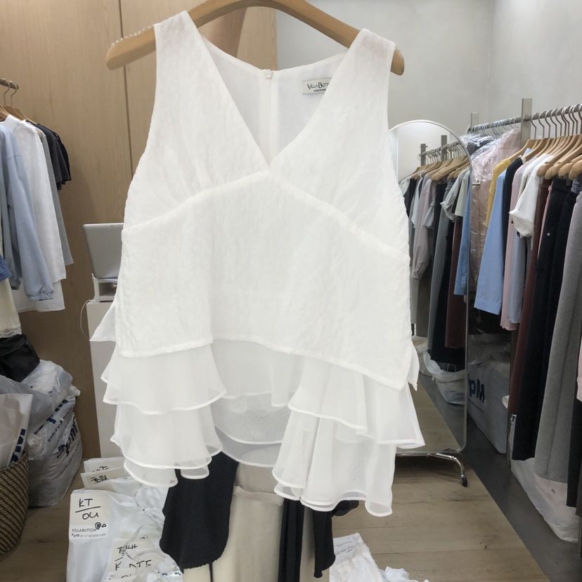 VILLABUTTON韓國直郵實拍女士新品熱賣26春夏人氣吊帶背心VILLABUTTON吊帶/背心