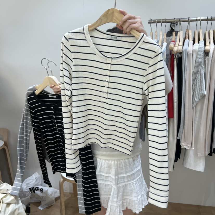 FOREST韓國東大門直郵女裝新款人氣26春夏熱賣推薦長袖T恤FOREST長袖T恤