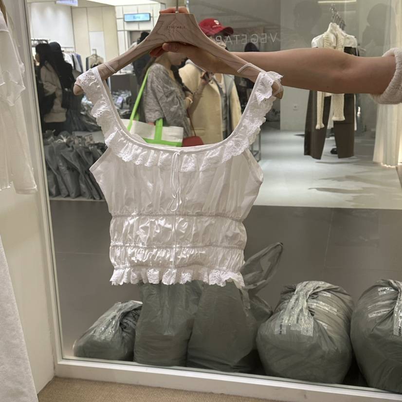 VEGETABLE韓國東大門代購女裝新品職業時尚熱賣推薦吊帶背心VEGETABLE吊帶/背心