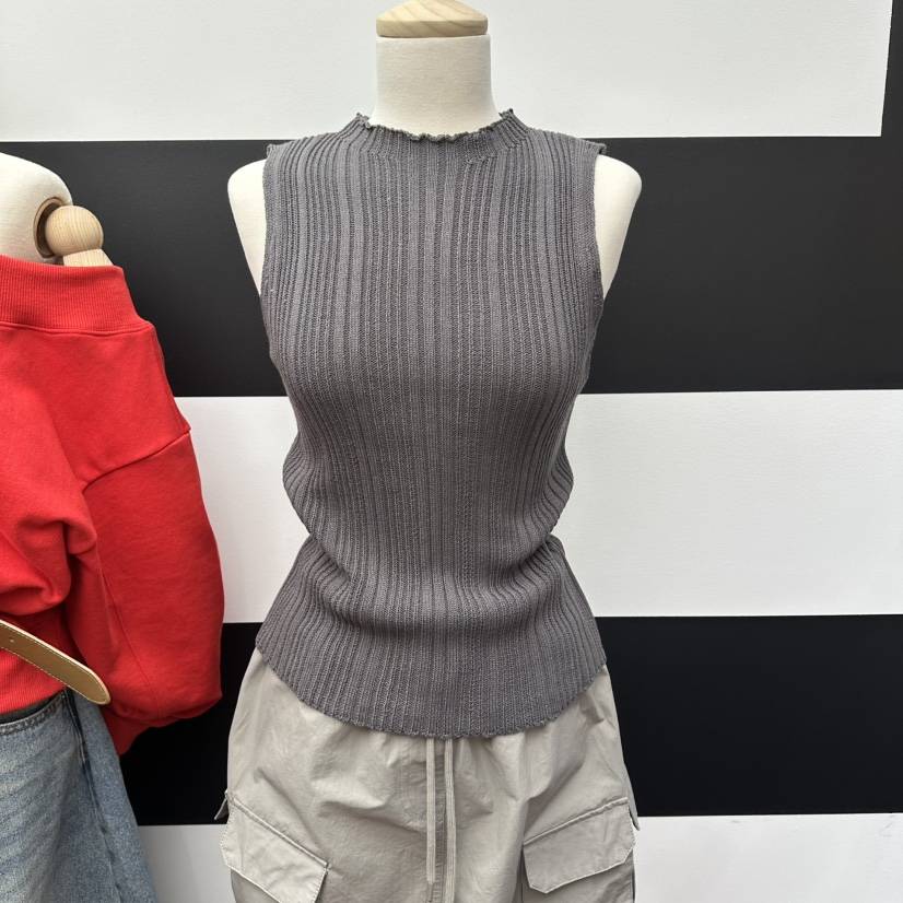 DAILY MOMENT韓國代購女裝新款職業人氣吊帶背心針織羅紋DAILY MOMENT吊帶/背心