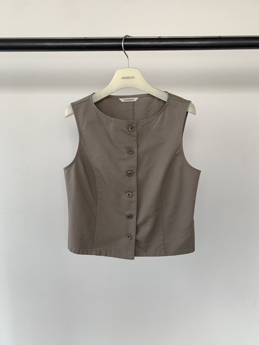 UNDERSON韓國代購女士新品職業時尚推薦熱賣26春夏人氣馬甲UNDERSON馬甲